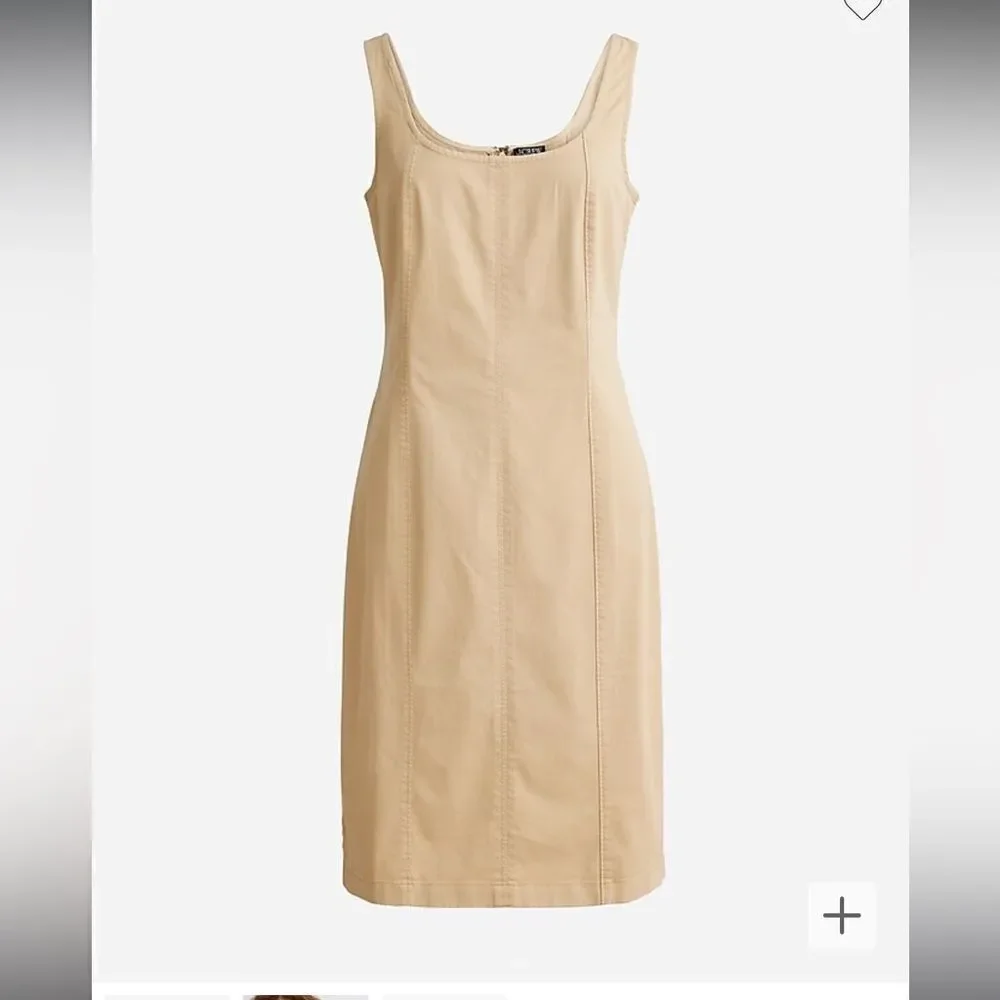 J. Crew Fitted lightweight chino dress*